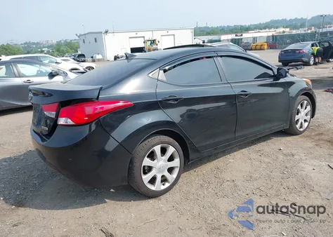 2012 Hyundai Elantra Limited (Ulsan Plant) из США, поврежденный, VIN KMHDH4AE8CU310045